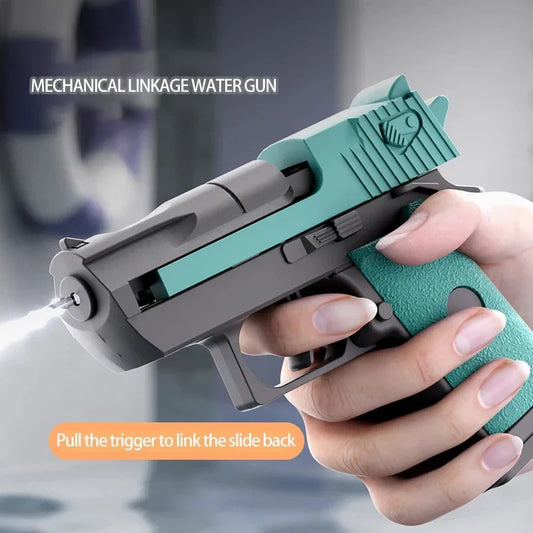 Mini Water Gun Manual Water Pistol for Pool Summer Outdoor Games