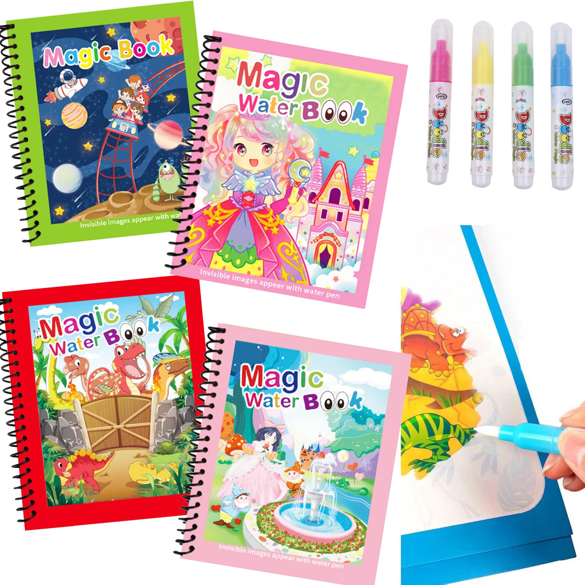 Magic Water Coloring Book