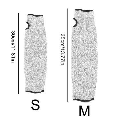 Cut Resistant Arm Sleeves Level 5 Protective Safety Guards 30-35cm