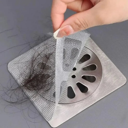Shower Drain Hair Catcher Disposable Mesh Hair Stopper Filter