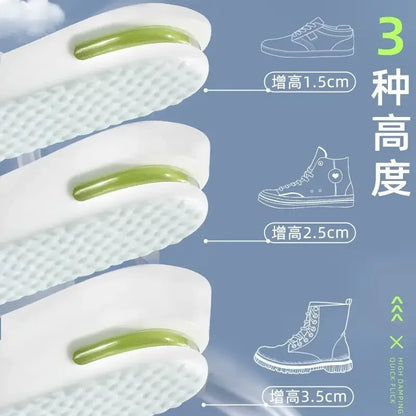 Height Increase Insoles – PU Shoe Inserts with Cushioned Support