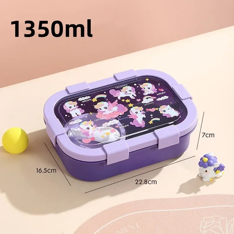 Bento Lunch Box – Leakproof Portable Container with Soup Bowl