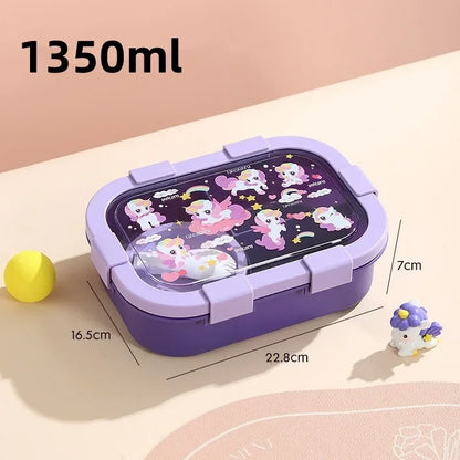 Bento Lunch Box – Leakproof Portable Container with Soup Bowl