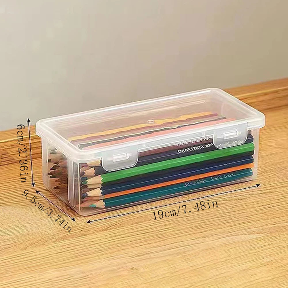 Transparent Pencil Case – Large Capacity School Supply Organizer