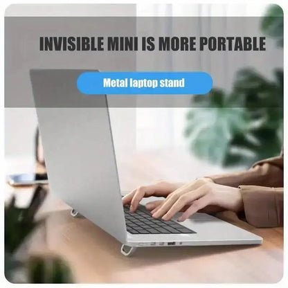 Portable Laptop Stand Set – 2-Pack with Keyboard Riser