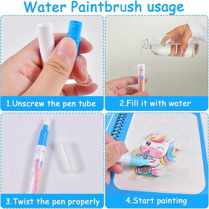 Magic Water Coloring Book