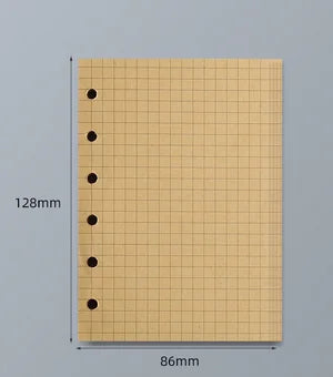 Loose Leaf Notebook Refill – A5 A6 A7 Lined, Blank & Grid Paper
