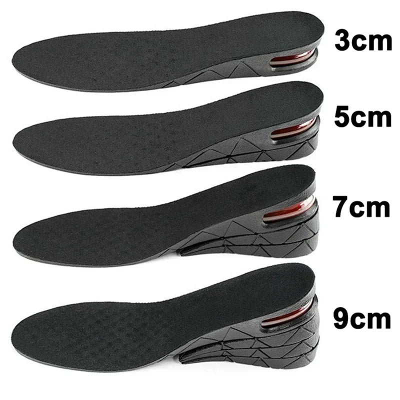 Height Increase Insoles Adjustable 3–9cm Heel Lift Shoe Inserts