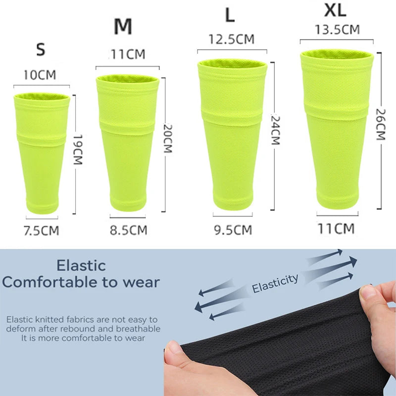 Soccer Shin Guards for Kids & Adults Lightweight Protective Gear
