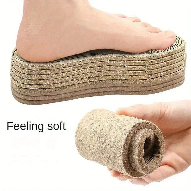 Warm Wool Insoles – Soft Winter Shoe Inserts