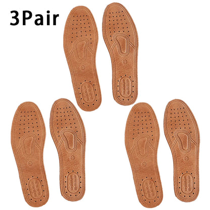 Cowhide Insoles – Leather Shoe Inserts for Boots & Sports Shoes