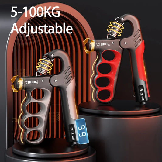 Adjustable Hand Grip Strengthener 5-100kg for Finger & Wrist Training