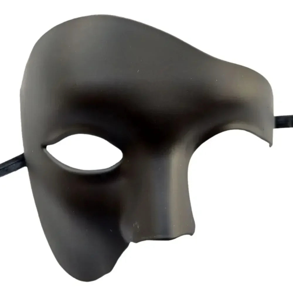 1PC Creative Phantom Masquerade Cosplay Mask Plastic Half Face Mask for Men Women Carnival Party Costume Props