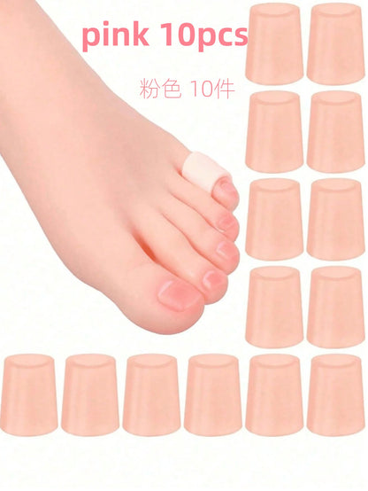 Silicone Toe Protectors – Soft Gel Cushion Foot Pads