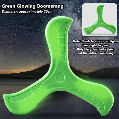 Soft Boomerang – Three-Leaf Night Light Flying Disc