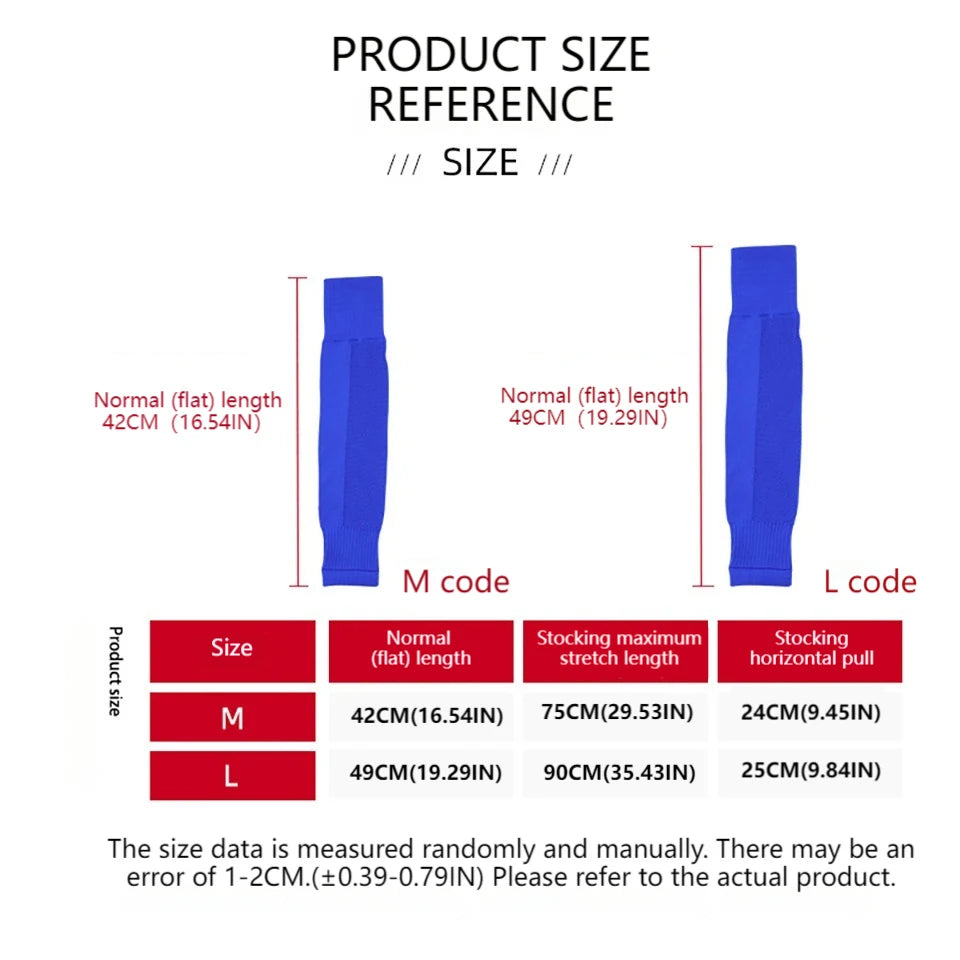 Soccer Leg Warmers for Shin Guards, Breathable Football Calf Sleeves