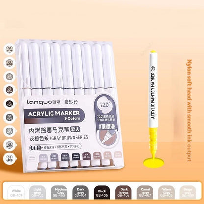 Acrylic Paint Markers Set