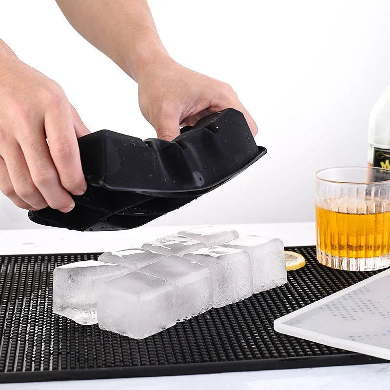 Silicone Ice Cube Molds – Spherical Reusable Whiskey Ice Trays