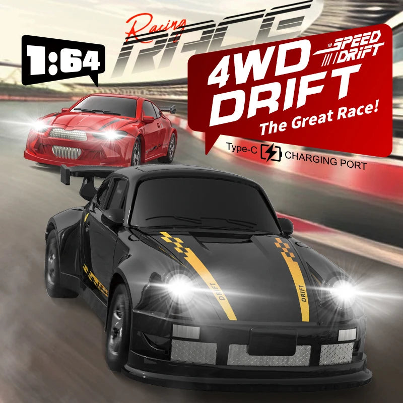 1:64 RC Drift Car – Mini Remote Control Racing Car