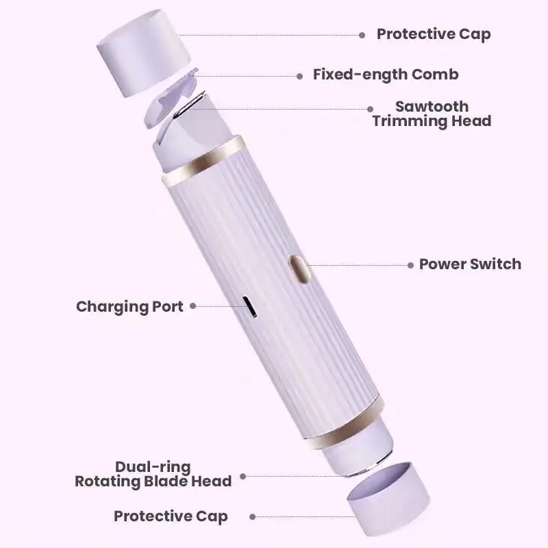Women's Electric Shaver – 2-in-1 Rechargeable Hair Remove