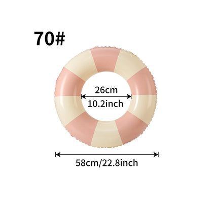 Inflatable Swimming Ring Macaron Pool Float for Summer Pool Parties