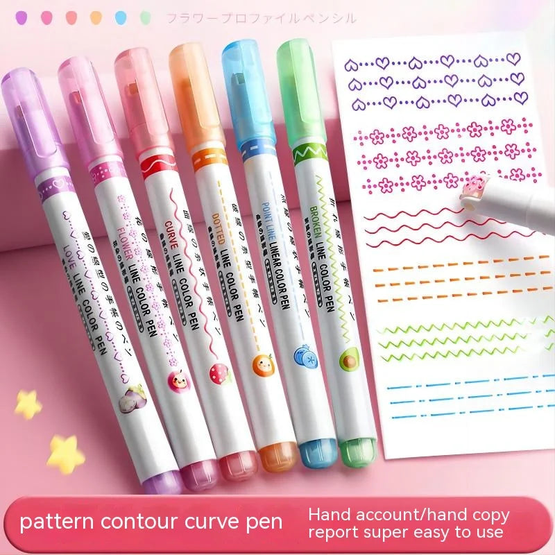 Highlighter Pens 6-Pack