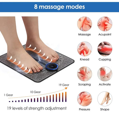 Foot Massager Pad for Muscle Relaxation, Home & Outdoor Use