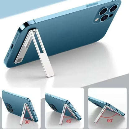 Magnetic Phone Holder Foldable Metal Desktop Stand Universal