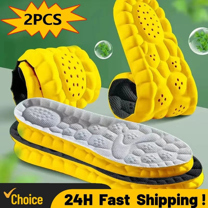 Shock Absorbing Insoles Sports Arch Support Breathable Shoe Inserts