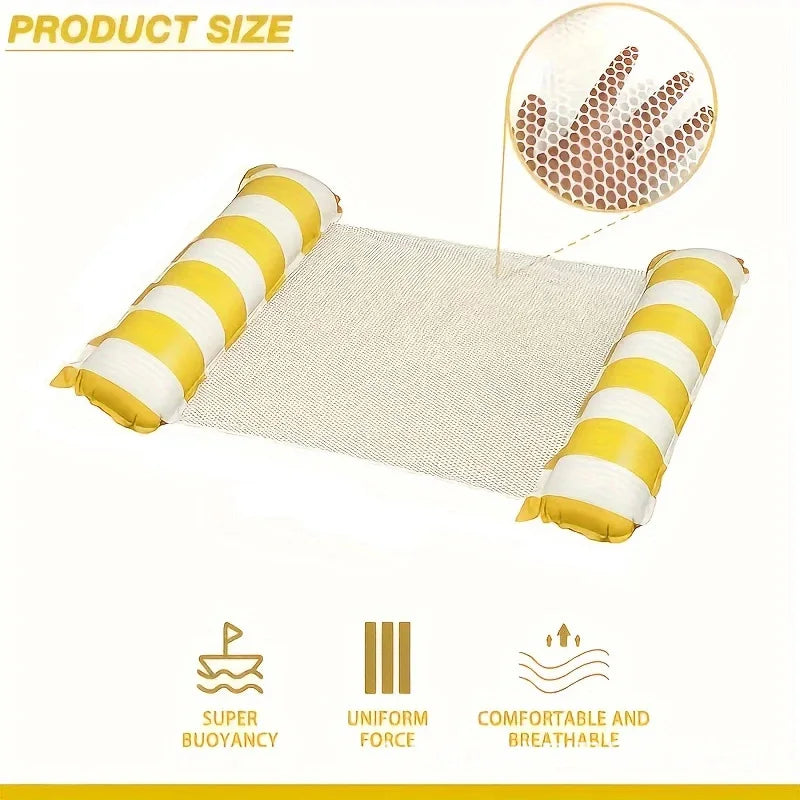 4-in-1 Pool Hammock Float – Inflatable Water Hammock