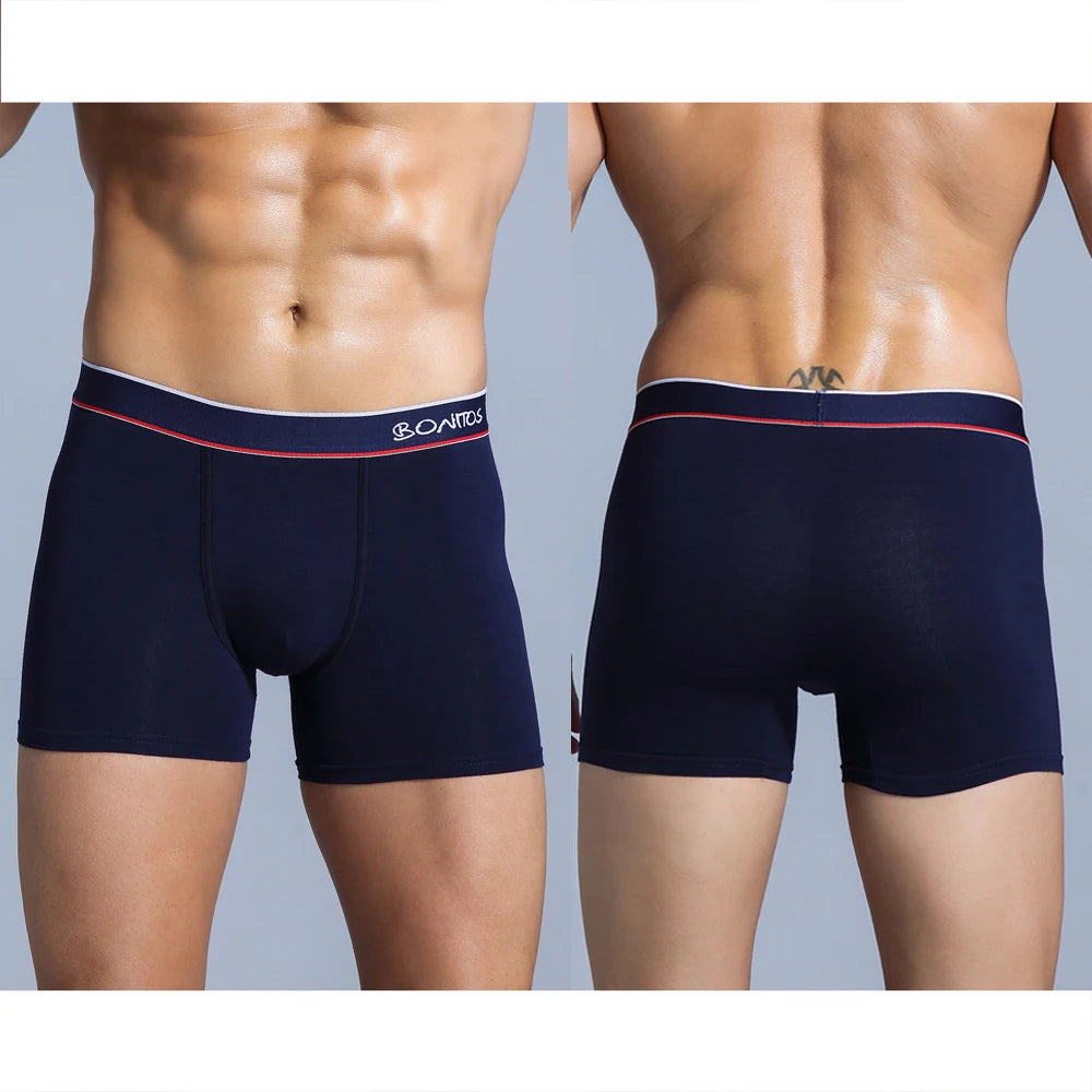 Men’s Cotton Boxer Shorts – Soft 4-Piece Underwear Set
