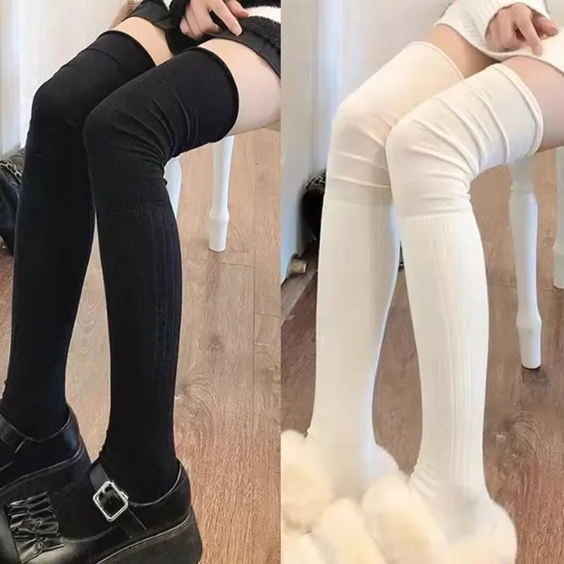 Women’s Thigh High Socks – Warm Knitted Boot Style