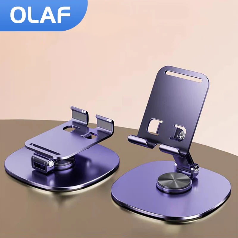 Rotating Phone Stand Desktop Cell Phone Holder Aluminum