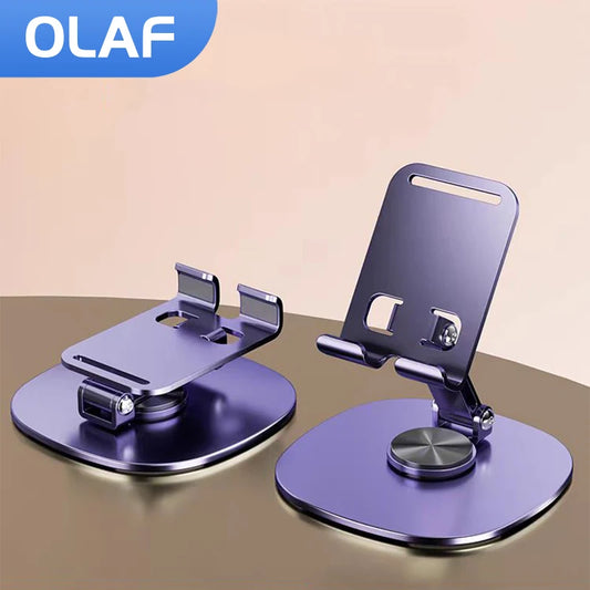 Rotating Phone Stand Desktop Cell Phone Holder Aluminum