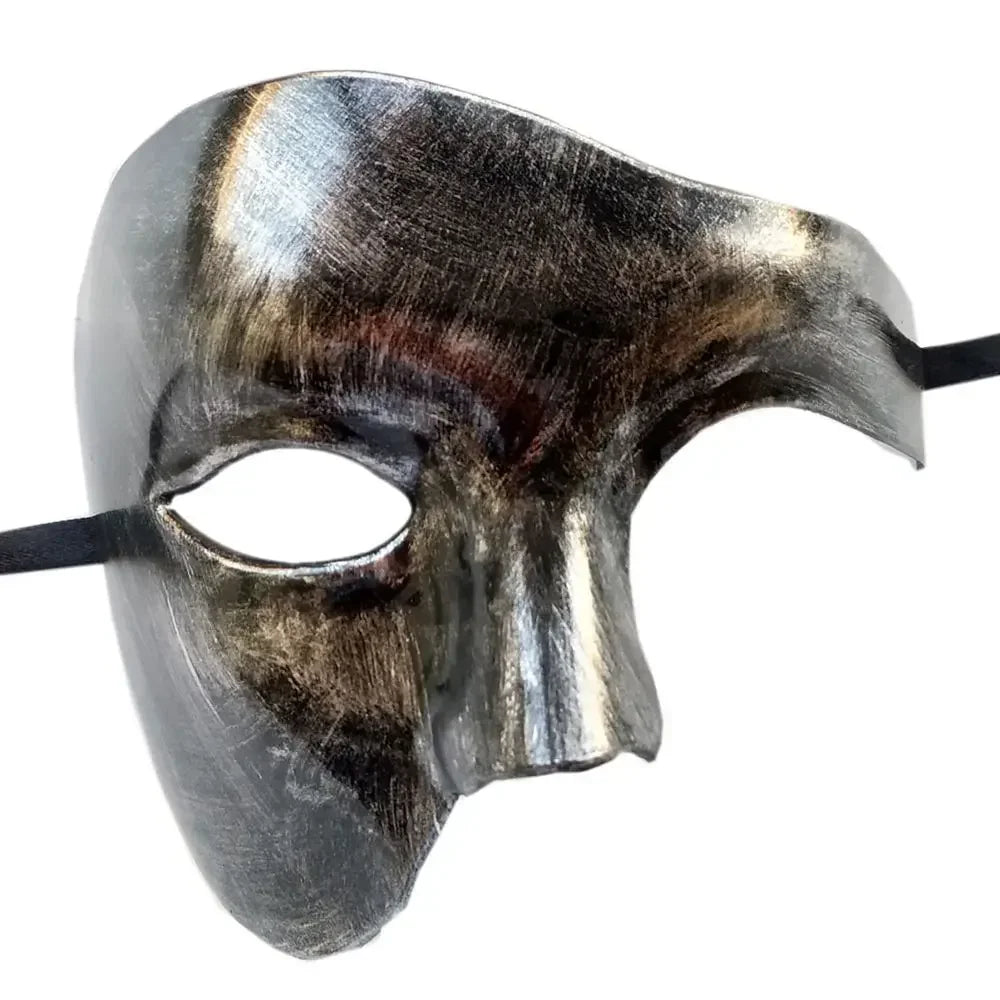 1PC Creative Phantom Masquerade Cosplay Mask Plastic Half Face Mask for Men Women Carnival Party Costume Props