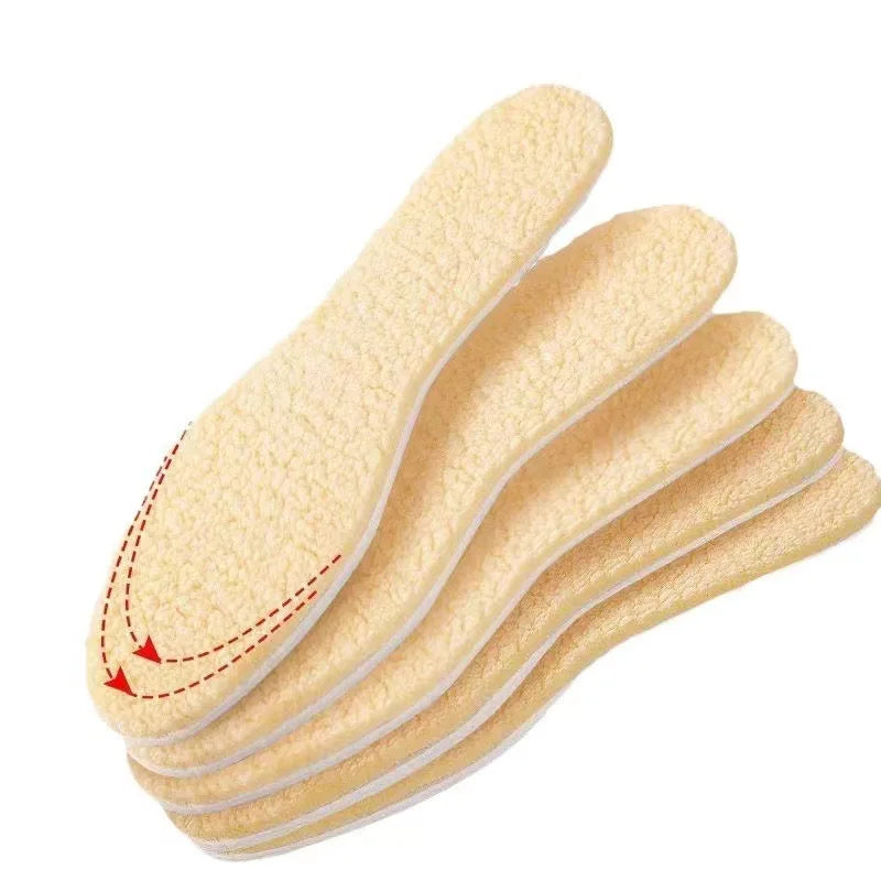 Warm Insoles Fleece Winter Shoe Inserts for Snow Boots