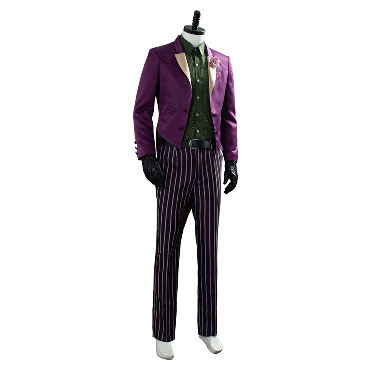 Clown Cosplay Costume Villain Uniform Coat Shirts Pants Full Set Adult Men Halloween Carnival Party Dress Up