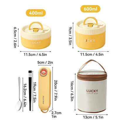 Insulated Stainless Steel Bento Box