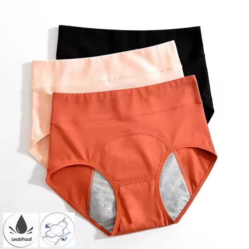 Cotton Menstrual Panties – High Waist Period Underwear