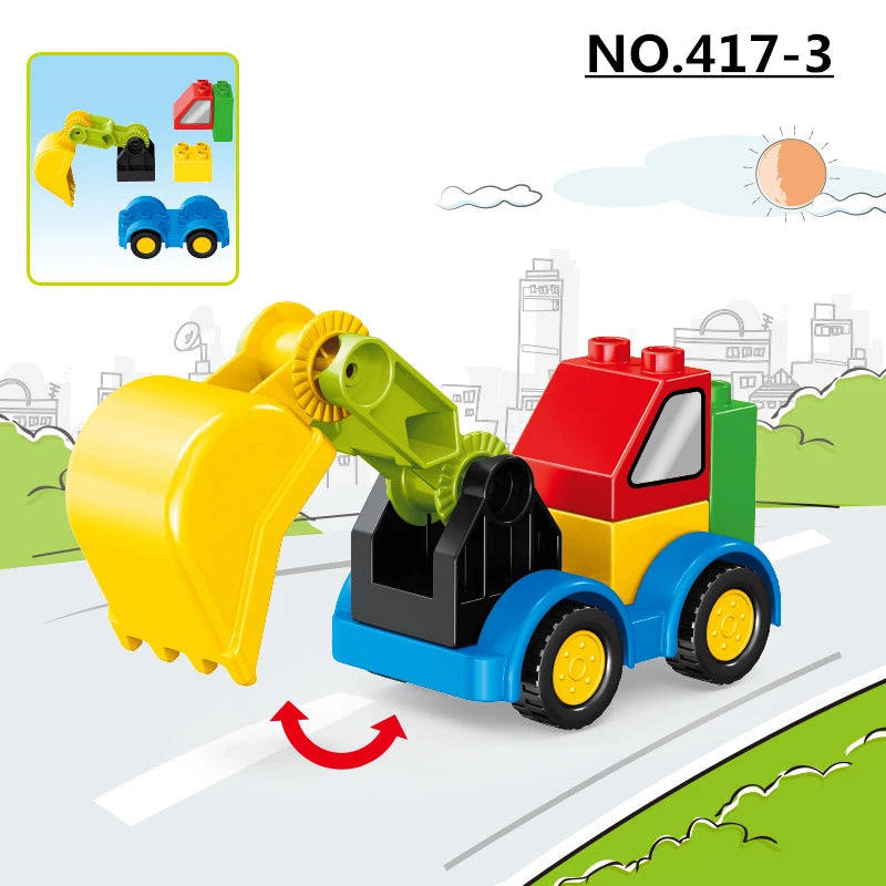 Train Building Blocks Set – Railway Track Model Construction Toy