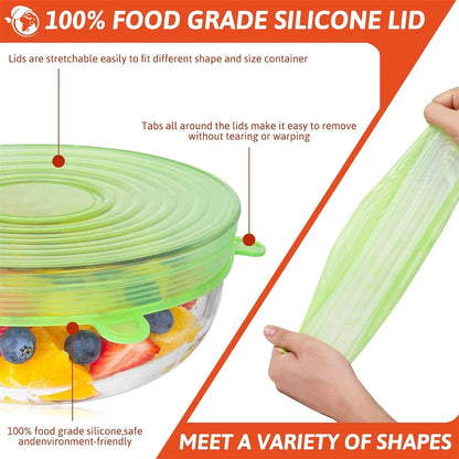 Reusable Silicone Food Covers