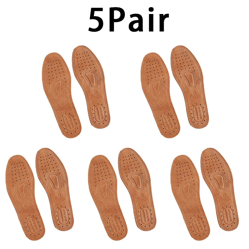 Cowhide Insoles – Leather Shoe Inserts for Boots & Sports Shoes