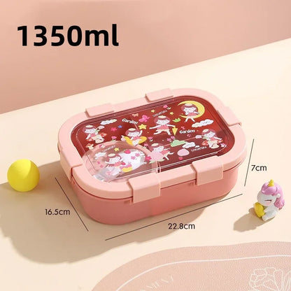 Bento Lunch Box – Leakproof Portable Container with Soup Bowl