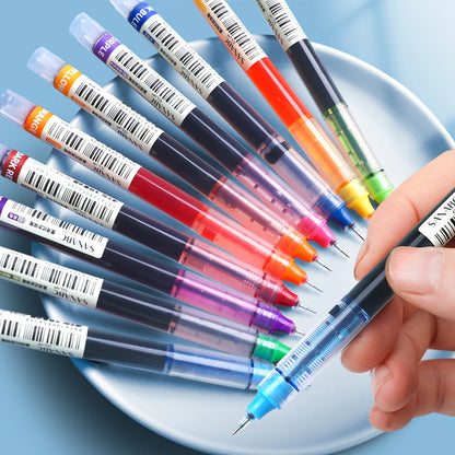 Gel Pens 10-Pack – 0.5mm Color Pens for Writing, Notes & Drawing