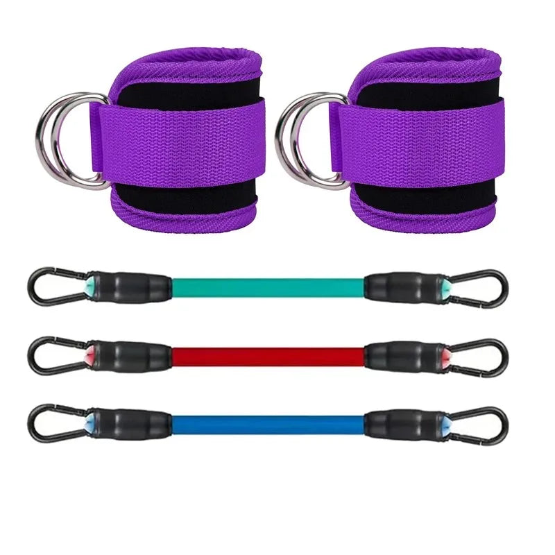 Ankle Straps for Resistance Bands – Glute & Leg Workout