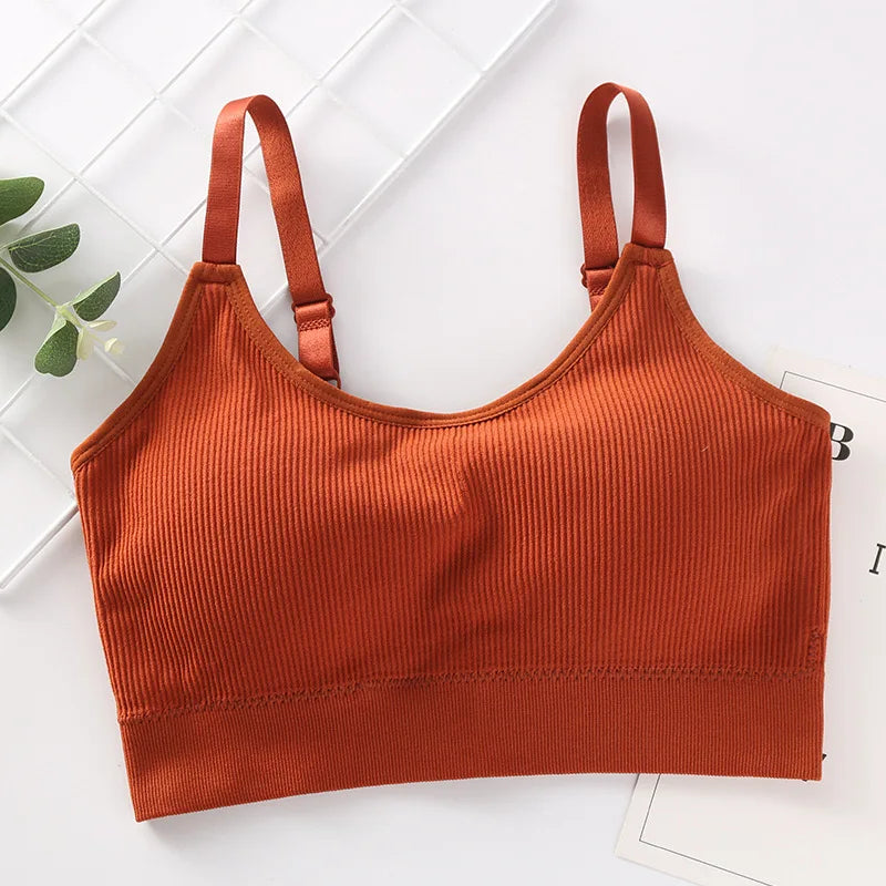 Cotton Bandeau Bra – Wireless Tube Top for Women