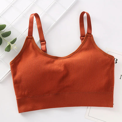 Cotton Bandeau Bra – Wireless Tube Top for Women