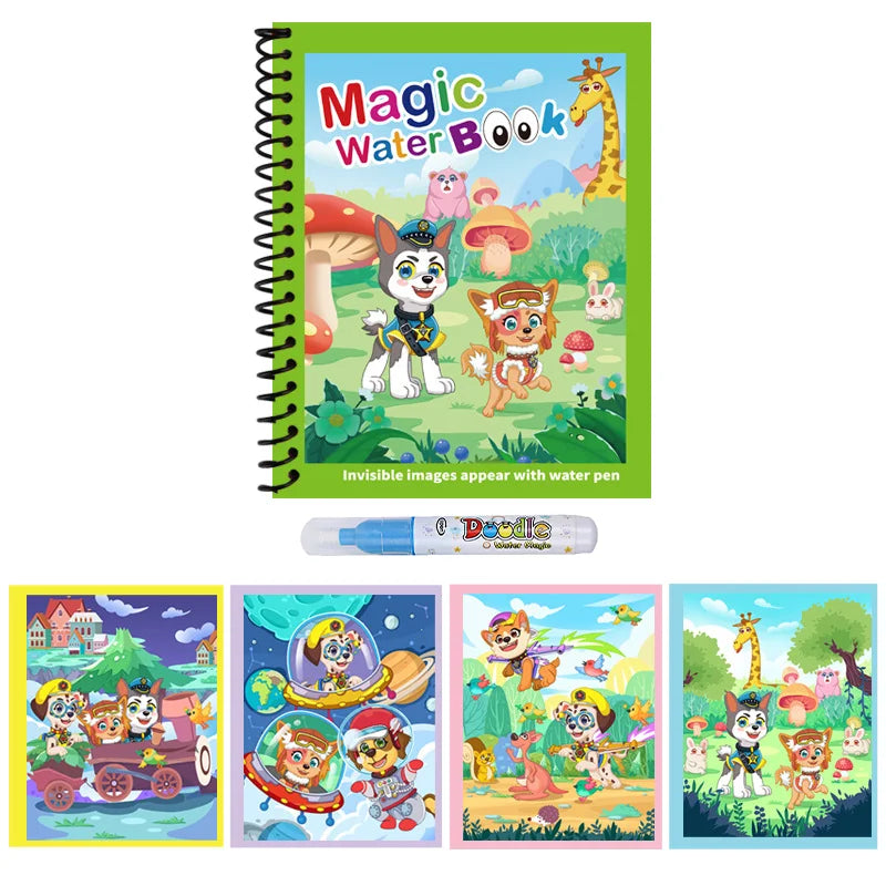 Magic Water Coloring Book
