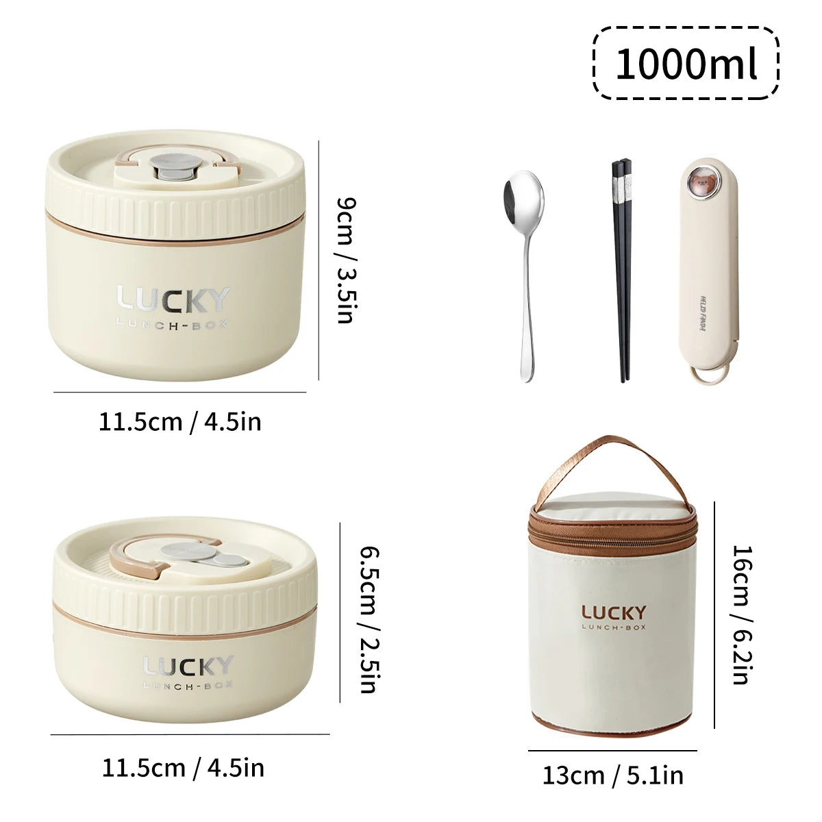 Insulated Stainless Steel Bento Box