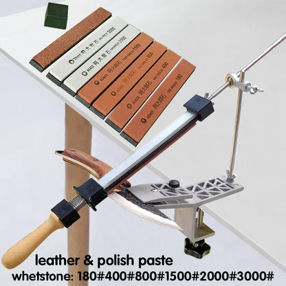 Knife Sharpener Fixed Angle Diamond Sharpening Stone for Kitchen Knives
